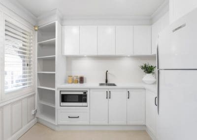 harrington park all white kitchen