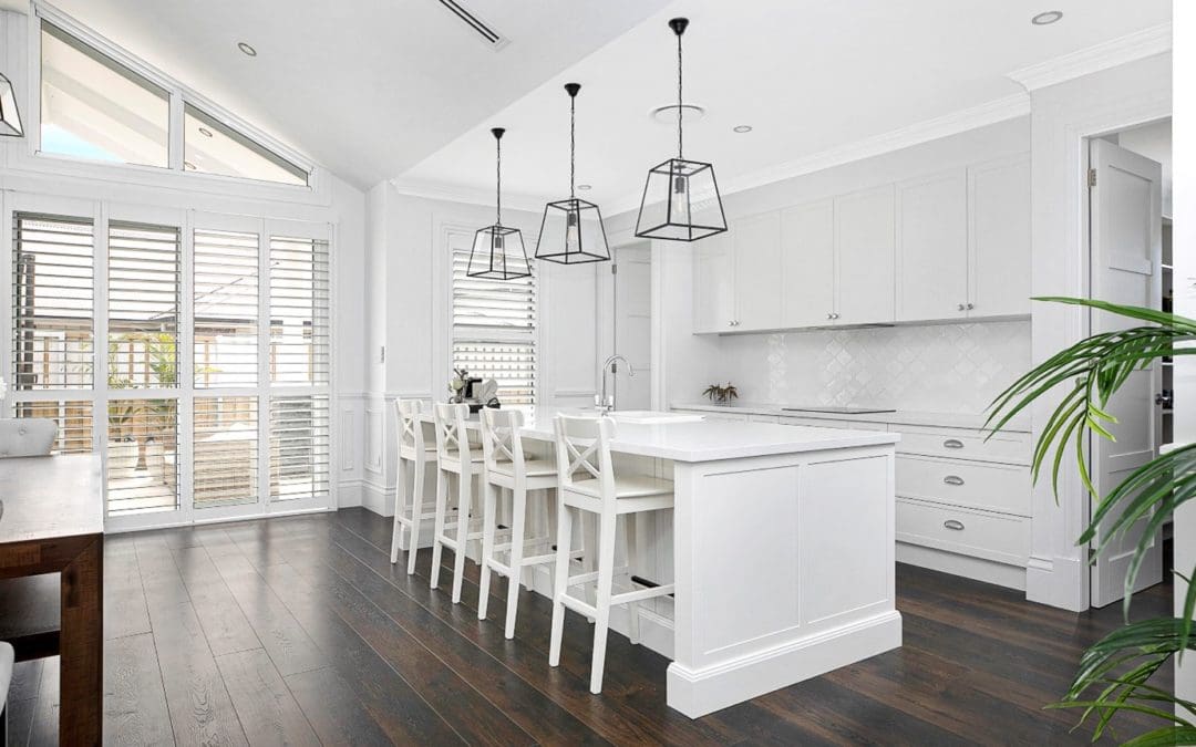 all white kitchen