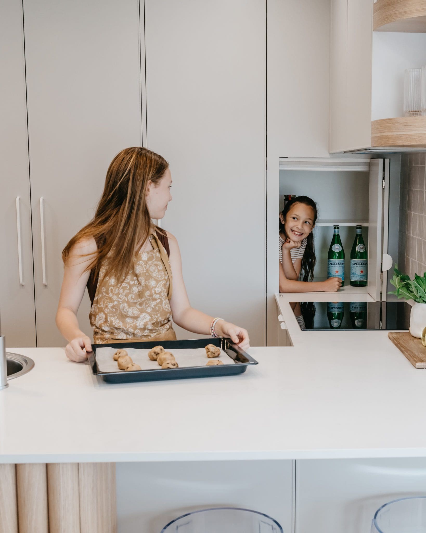 hide appliance in kitchen